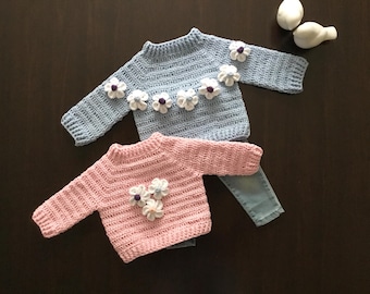 PDF Crochet  PATTERN My Creative Sweater N 701 for Baby Boys and Girls to 11-12 years