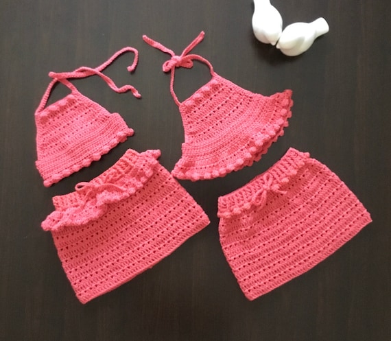 Crochet PATTERN Mia Halter Top & Skirt Set Pattern N 648