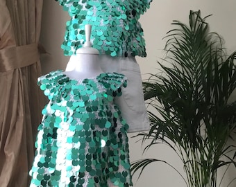 PDF Crochet PATTERN Princess Party Dress & Blouse N 660 Size 6-12 months to 9-10 years