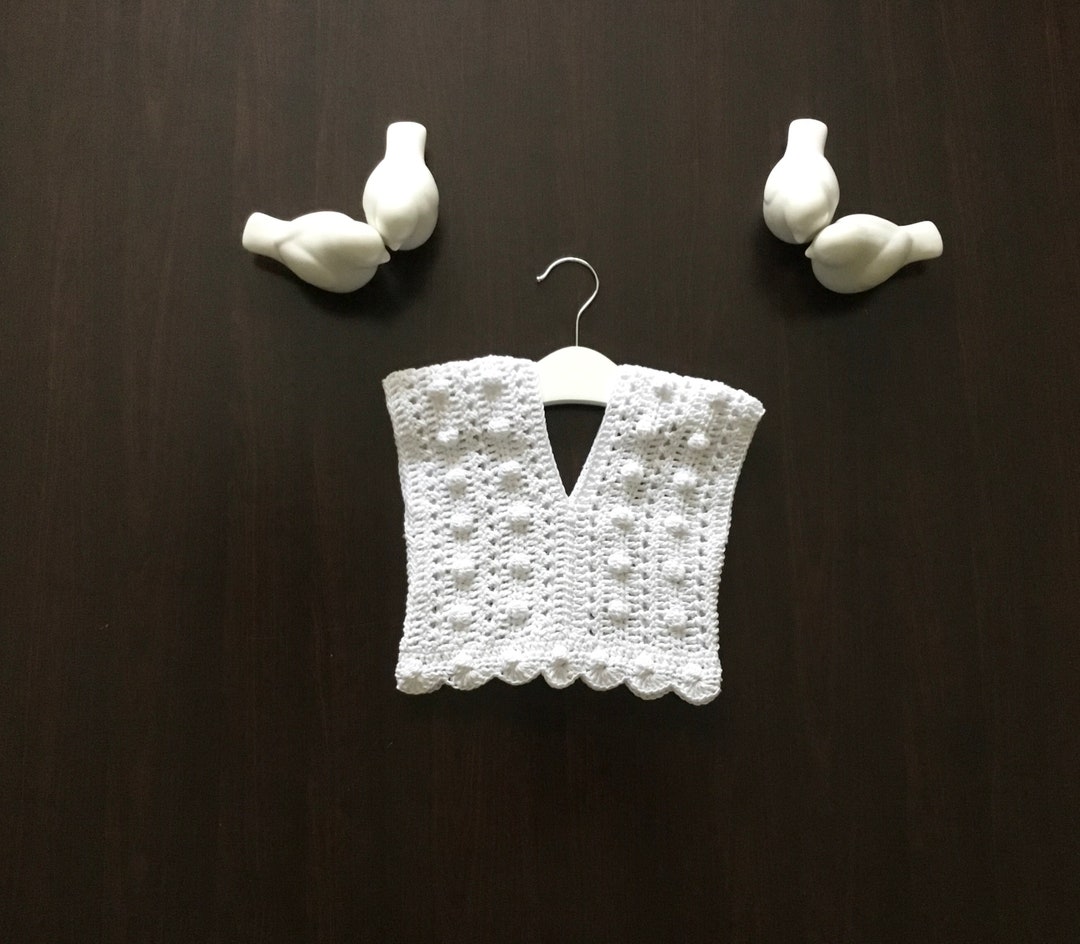 Crochet PATTERN Daphne Top N 499 Baby to Adult 0-6 6-12 Months 1-2