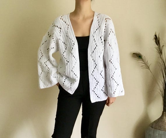 Crochet PATTERN Tara Zig Zag Cardigan Pattern N 699 in 13