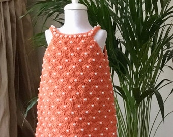 PDF Crochet PATTERN Pearl Shells Dress & Top N 627 Size 0-3 months to 9-10 years