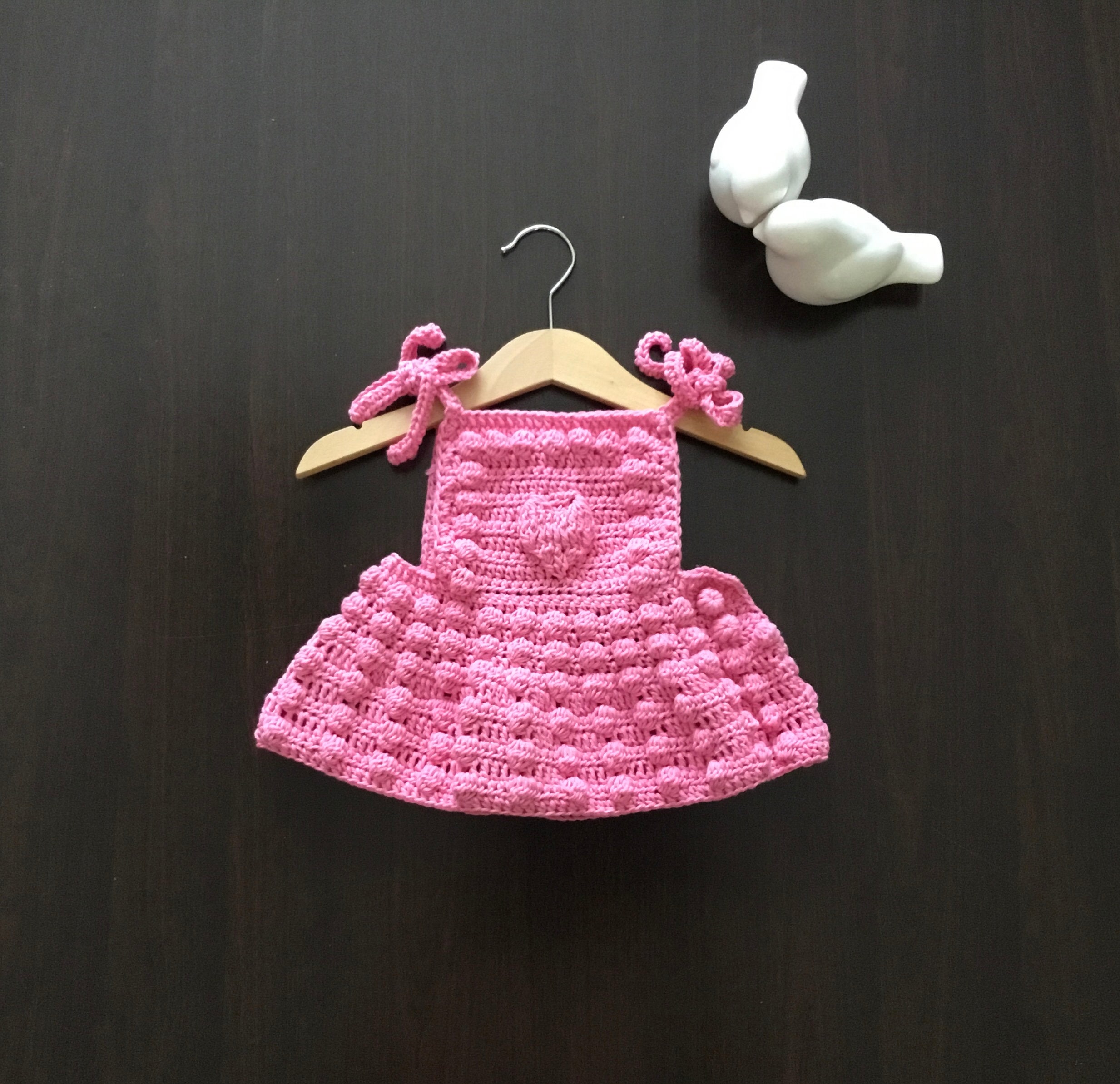 PDF Crochet PATTERN Sweetheart Tie Strap Dress N 654 Size 0-3 Months to 5-6  Years - Etsy