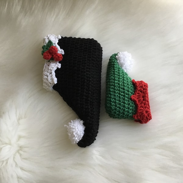 Crochet PATTERN Elf Bootie & Hat Set N 336 Size 0 - 6 months / 6 - 12 months / 1 - 2 years / 3 - 4 years / 5 - 6 years / 7 - 8 years