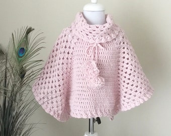 Crochet PATTERN Arya Granny Pullover Poncho Pattern N 671 Size Baby Toddler Girls Teens Adult 0-6 months 1-2 3-4 5-7 8-12 years S M L XL