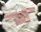 PDF Crochet PATTERN Arya Granny Hexa Boys & Girls Modern Cardigan N 674 size Baby to 11-12 yeras