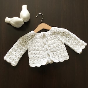 Crochet PATTERN Miras Cardigan Pattern N 645 Size 0-3 months 3-6 months 6-12 months 1-2 years 3-4 years 5-6 years 7-8 years 9-10 years image 8