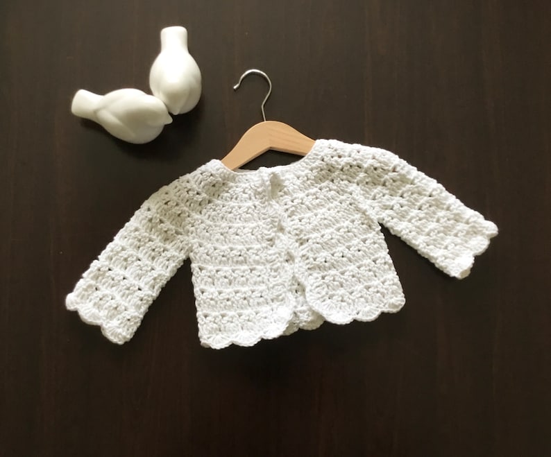 Crochet PATTERN Miras Cardigan Pattern N 645 Size 0-3 months 3-6 months 6-12 months 1-2 years 3-4 years 5-6 years 7-8 years 9-10 years image 8