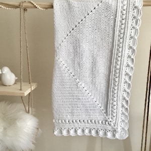 Crochet PATTERN Magnolia Baby Blanket Pattern N 354