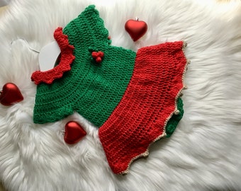 PDF Crochet PATTERN Elf Baby Romper N 327 in four sizes 0-2 years