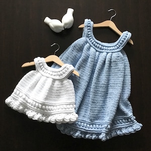Crochet PATTERN Magnolia Summer Dress Pattern N 432 0-3 m 3-6 m 6-12 months 1-2 years 3-4 years 5-6 years 7-8 years 9-10 11-12 13-14 years