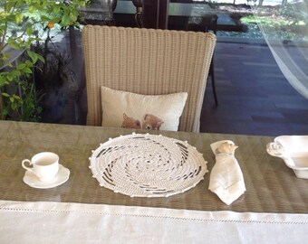 PDF Crochet PATTERN Placemat N 115 Table Decor