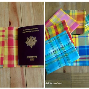 Funda para pasaporte varios colores madras