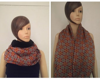 Unisex snood double turn polar and wax polycotton