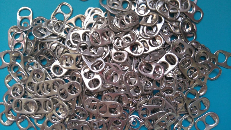 1000 CAPSULES CANETTES NETTOYEES argentées en aluminium image 2