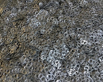 300 CAPSULES GEREINIGDE zilveren aluminium blikjes