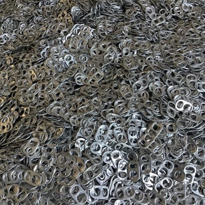 Latas de aluminio plateadas 300 CÁPSULAS LIMPIADAS imagen 1