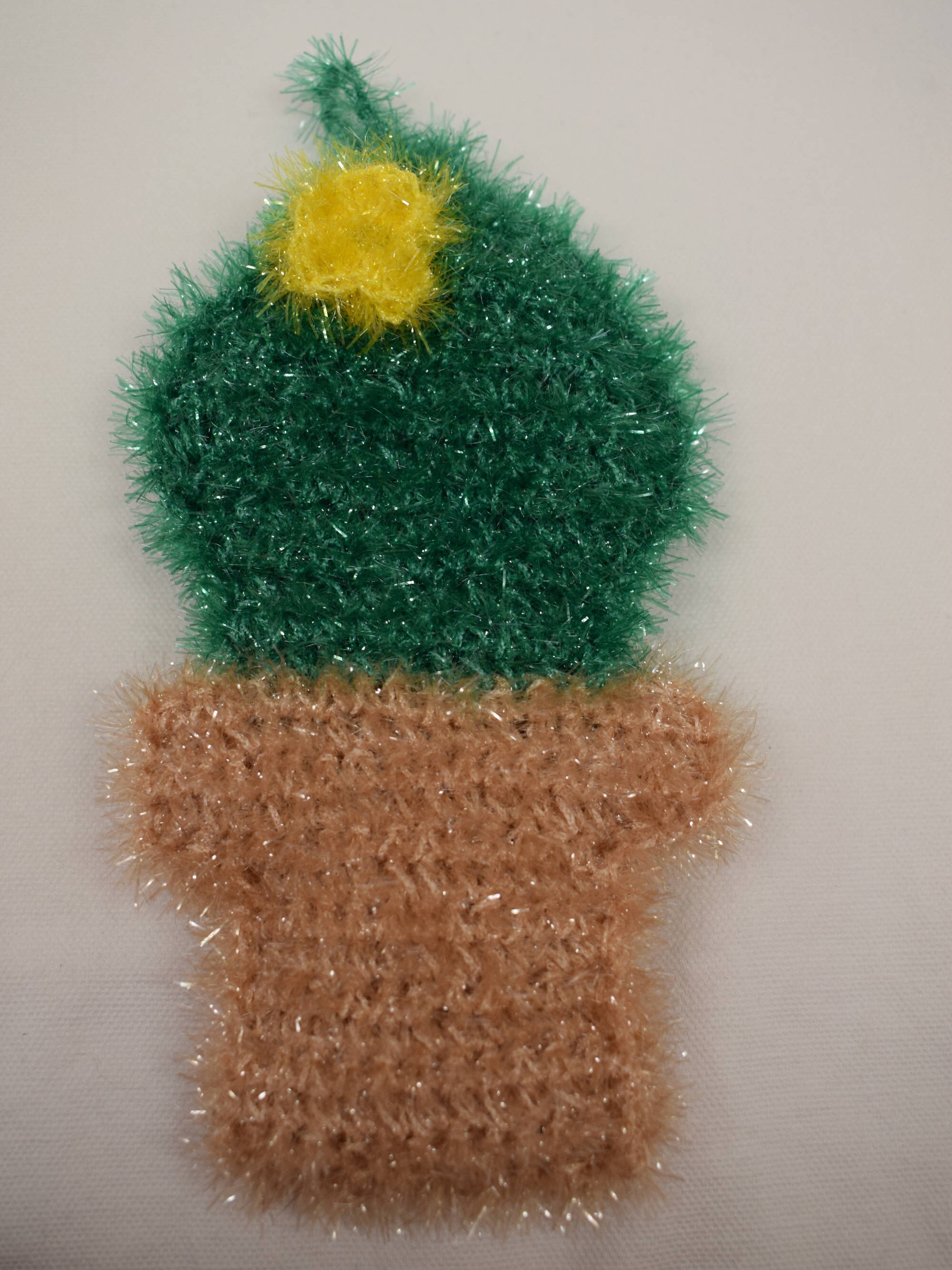 Éponge Tawashi Vaisselle Au Crochet Forme Cactus, Éponge Zéro Déchet Écologique Réutilissable, Creat