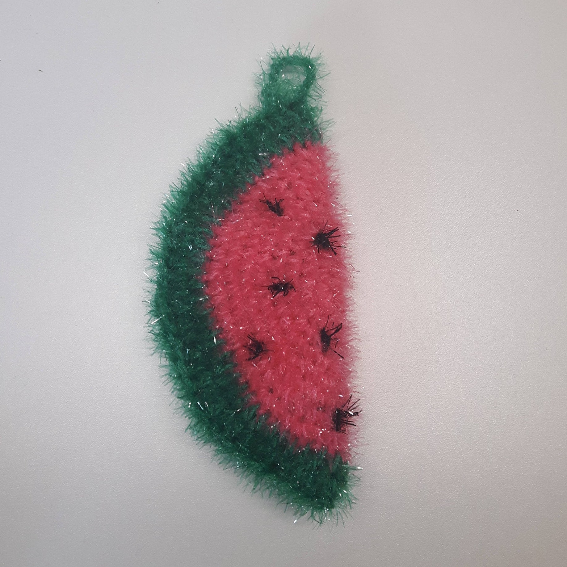 Éponge Tawashi Vaisselle Au Crochet Forme Pastèque, Éponge Zéro Déchet Écologique Réutilissable, Cre