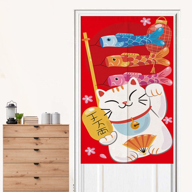 Noren Sanrio "Hello Kitty Japanese Scenery" Wall