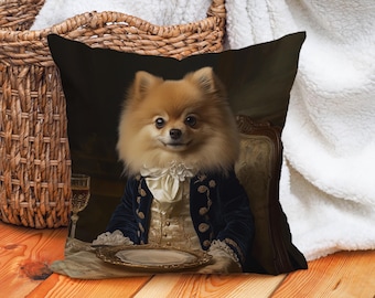 Taie D'oreiller Originale – Race De Chien Loulou De Poméranie (Pomeranian), En Coton/polyester