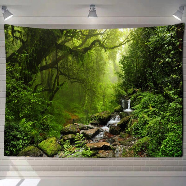 Forest Tapestry Etsy