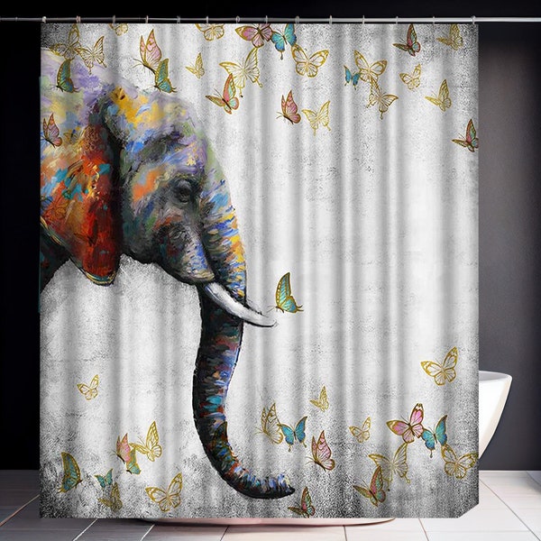 Elephant Curtains Etsy