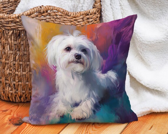 Bageyou - Federa per cuscino con motivo cane a forma di rottweiler, per divano e divano, 50 x 50 cm, con stampa su entrambi i lati