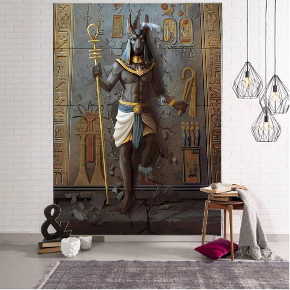 Egyptian Tapestry the Ancient Egypt Mythology Egyptian Gods Wall