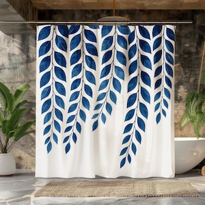 Lactraum Tenda A Voile Con Motivo Foglie E Occhielli, 100x245 Cm, Colore Bianco, Tessuto Traslucido, Lavabile Fino A 30° - 2
