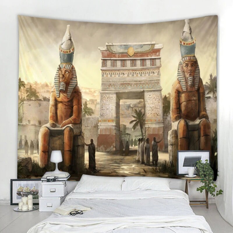 Egyptian Tapestry the Ancient Egypt Mythology Egyptian Gods Wall