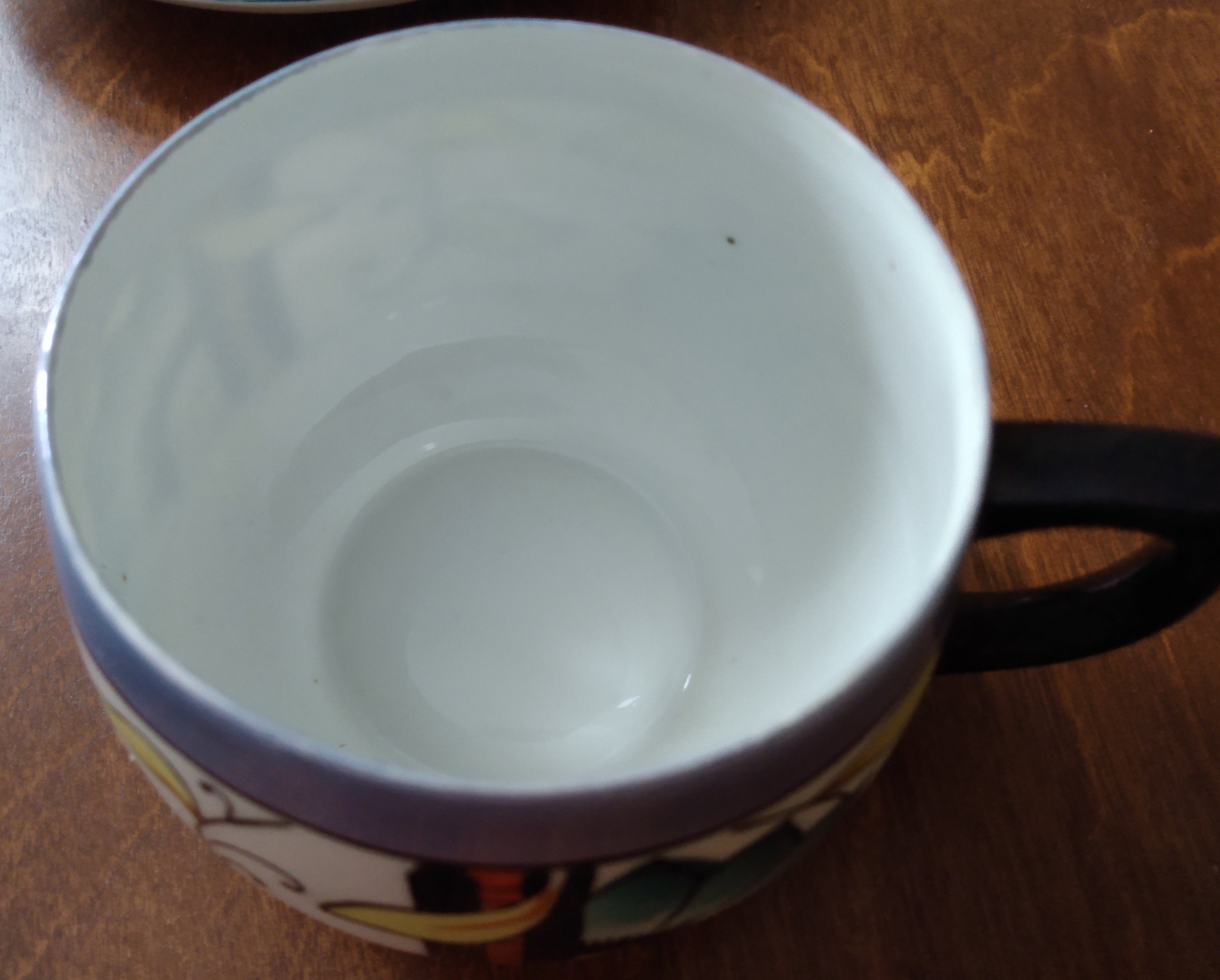 Chikaramachi 1 Teacup and Saucer Lusterware Vintage Floral Flower Japan