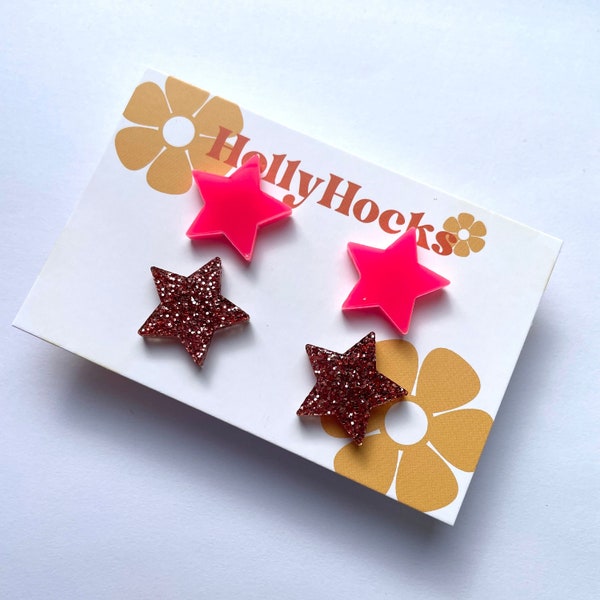Clara Neon Earrings