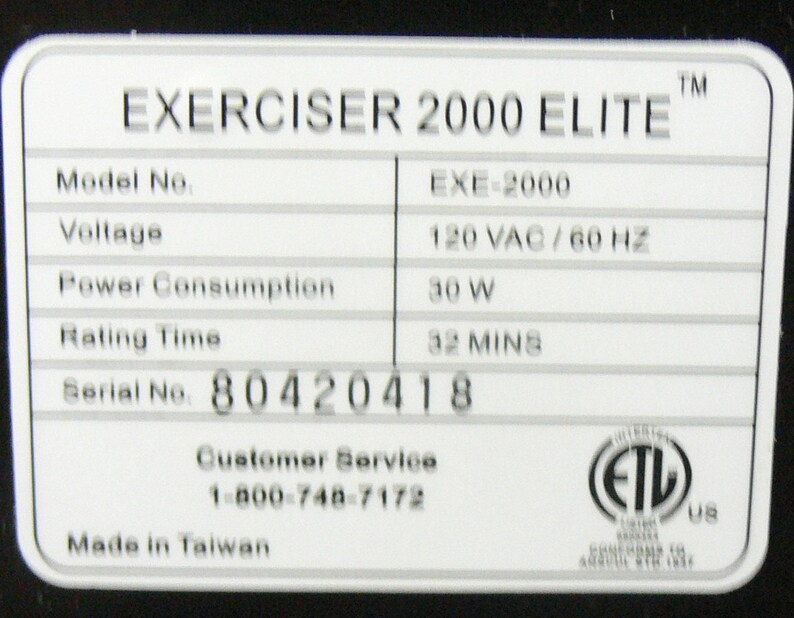 Clark Exerciser 2000 Elite Platinum Series Passive Leg Swing Etsy