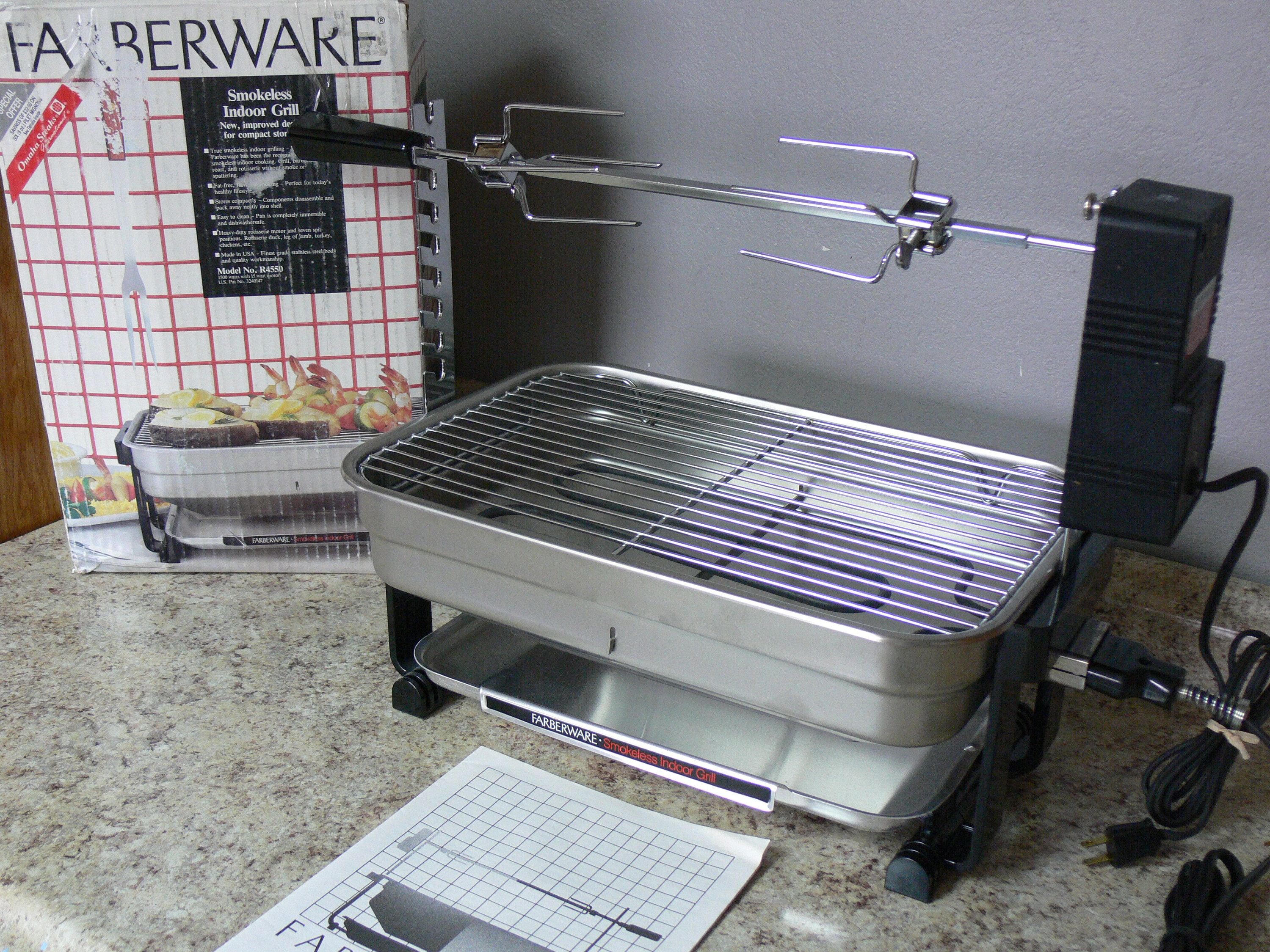 Farberware smokeless indoor grill cheap