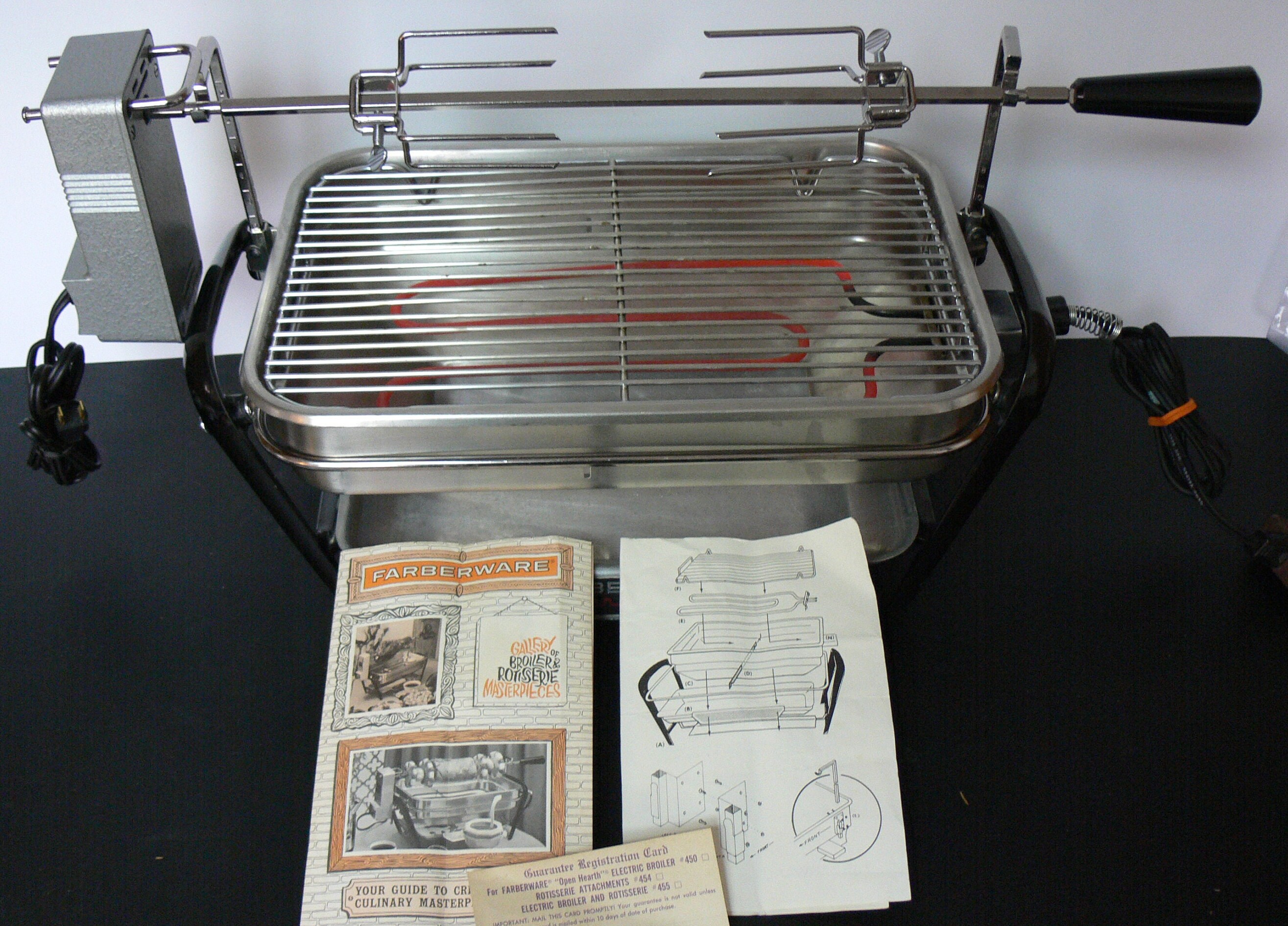 Farberware Smokeless Indoor Grill Rotisserie Electric