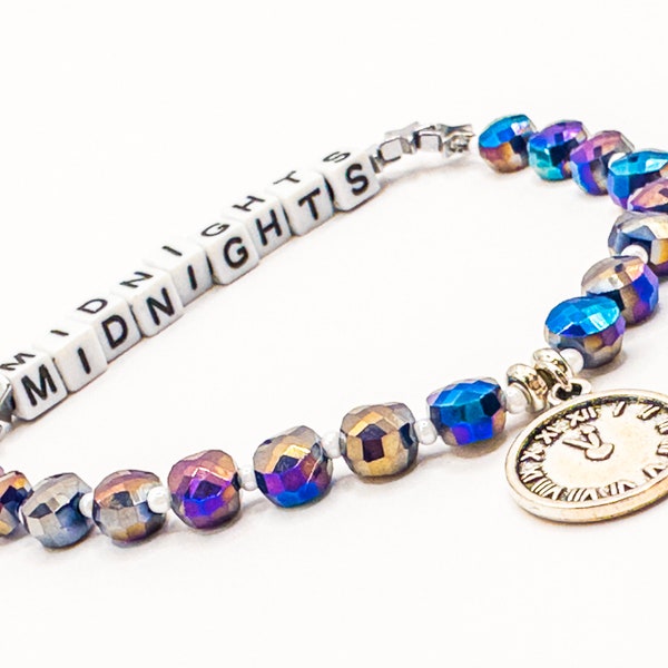 Midnights Taylor Swift Bracelet, friendship bracelet, Taylor Swift Friendship bracelet, Eras Tour Friendship Bracelet, Midnights Album