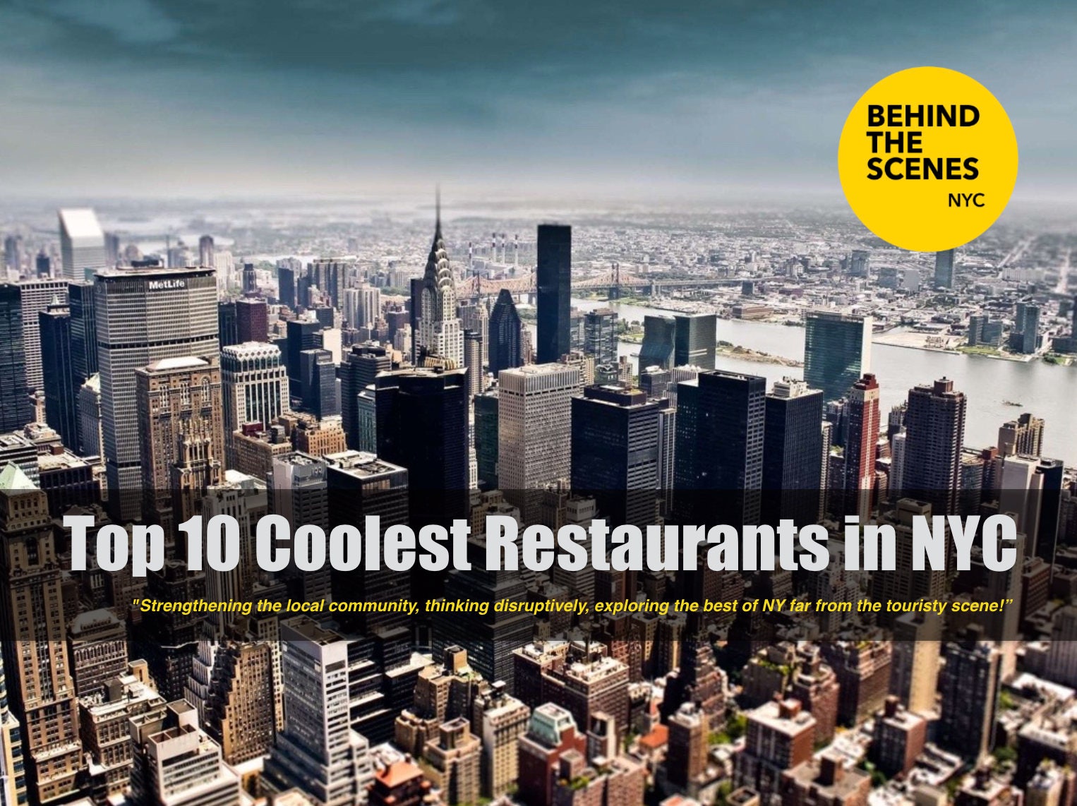 Top 10 Coolest Restaurants In NYC Etsy