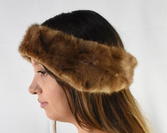 Fur Ear warmer | Fur Headband | Fur Collar | Womens Ear warmer  | Headband Gift For Her | Fur Neck Warmer