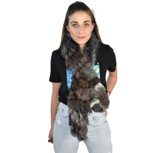 Gorgeous Fur Scarf | Fox Fur Scarf | women Fur Scarf
