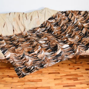 Lujo para tiro de piel / manta de tiro de piel y colcha / cubierta de cama de piel / ideal para regalo en el hogar
