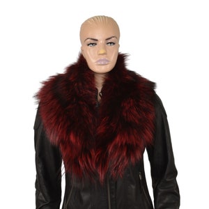 Fox Fur Collar,Natural Fur collar, Neck Wrap, Fur Scarf. Fur Wrap, Handmade Fur Collar