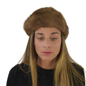 Luxury Fur Hat | Mink Fur Hat  | Brown Mink Hat | Winter Hat For Women | Gift For Her