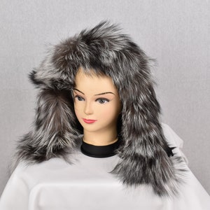 Fox Fur Trim For hood | Detachable Fur Trim | Silver Fur For Hood |  Fur collar  | Hood Trim detachable | DIY Hood Fur Trim