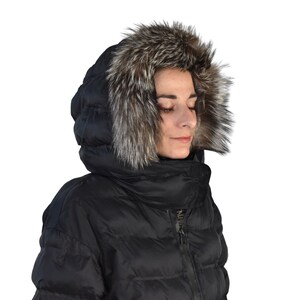 Black Hoodie With Fur Etsy Australia