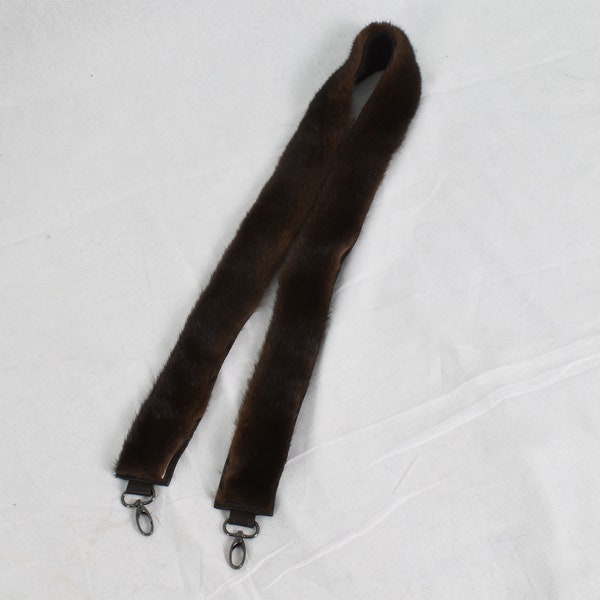 Bag strap , fur bag stram , mink fur bag strap, fur accessories for bug,