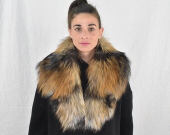 Gorgeous Golden Cross  Fox Fur Collar