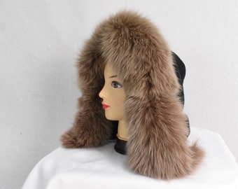 Fur For Hood | Detachable Fur Trim For Hood | Fox Fur Collar |  Fur Scarf | Fur For Parka