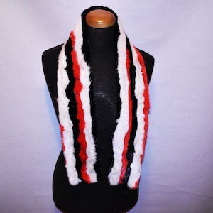 Beautiful Colorful  Real Mink  Fur Scarf. Mink fur scarf mix color!!! Gift For mom