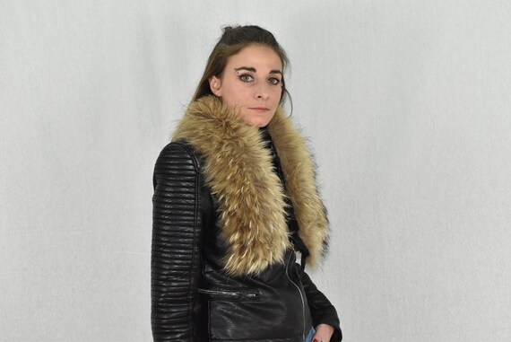 Large sale fur collar
